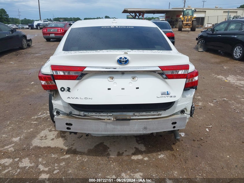 4T1BD1EB6DU008255 2013 Toyota Avalon Hybrid Limited