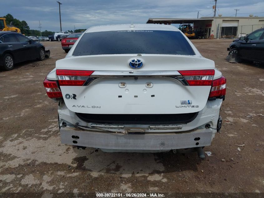 4T1BD1EB6DU008255 2013 Toyota Avalon Hybrid Limited