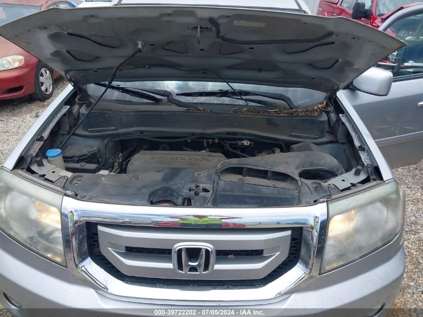 2011 Honda Pilot Ex-L VIN: 5FNYF3H59BB031254 Lot: 39722202