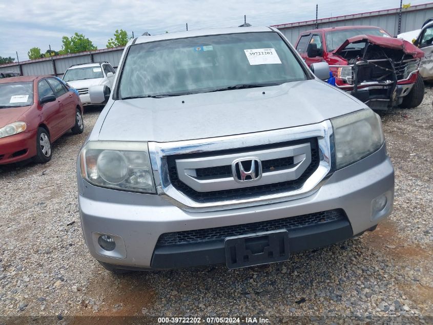 2011 Honda Pilot Ex-L VIN: 5FNYF3H59BB031254 Lot: 39722202