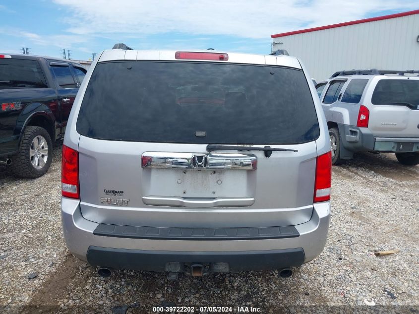 2011 Honda Pilot Ex-L VIN: 5FNYF3H59BB031254 Lot: 39722202