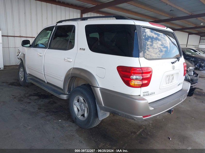 2002 Toyota Sequoia Sr5 VIN: 5TDBT44A42S127313 Lot: 39722207