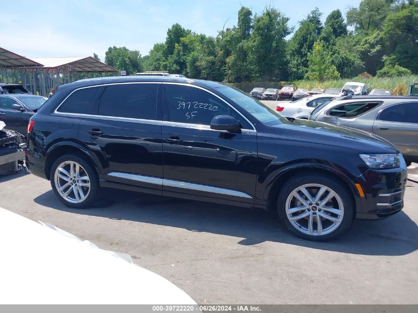 2018 Audi Q7 3.0T Premium VIN: WA1VAAF72JD048312 Lot: 39722220