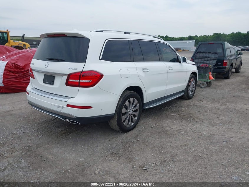 2017 Mercedes-Benz Gls 450 450 4Matic VIN: 4JGDF6EE8HA804586 Lot: 39722221