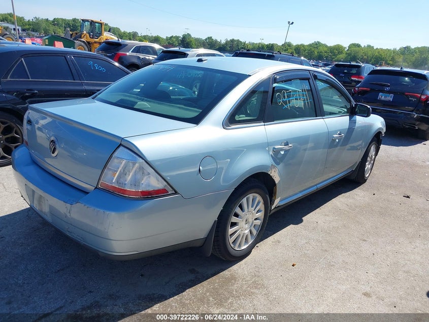 2008 Mercury Sable VIN: 1MEHM40W28G622653 Lot: 39722226