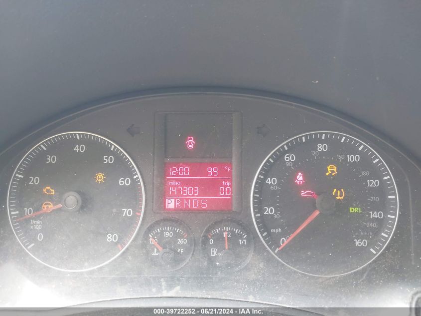 2009 Volkswagen Jetta S VIN: 3VWJM71K19M012179 Lot: 39722252