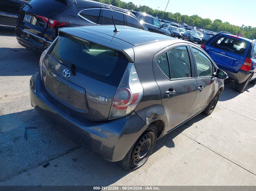 2014 Toyota Prius C One VIN: JTDKDTB38E1064309 Lot: 39722258