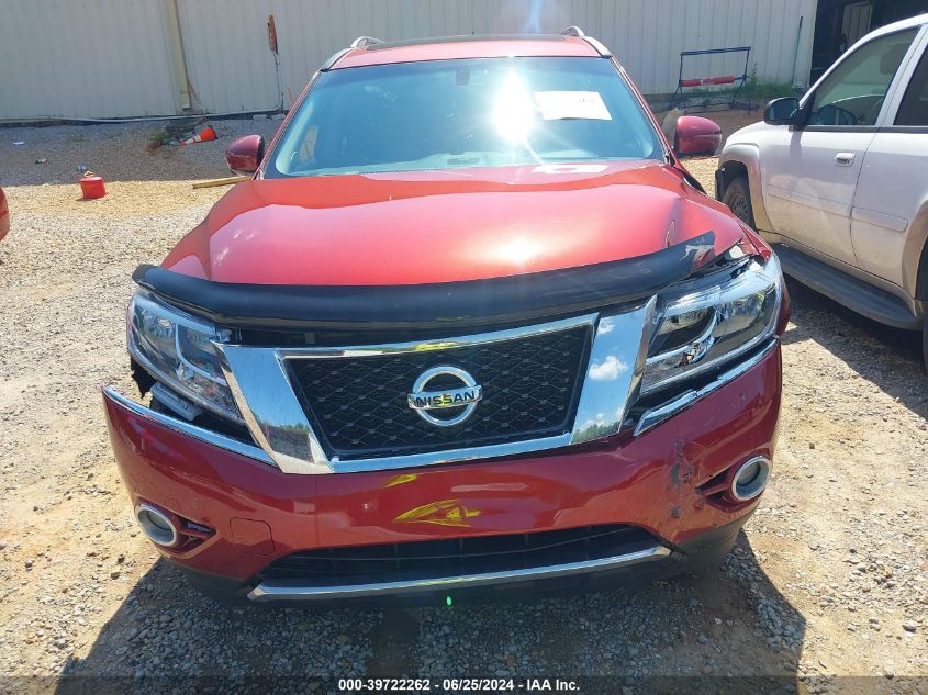 2015 Nissan Pathfinder Platinum VIN: 5N1AR2MN5FC617909 Lot: 39722262