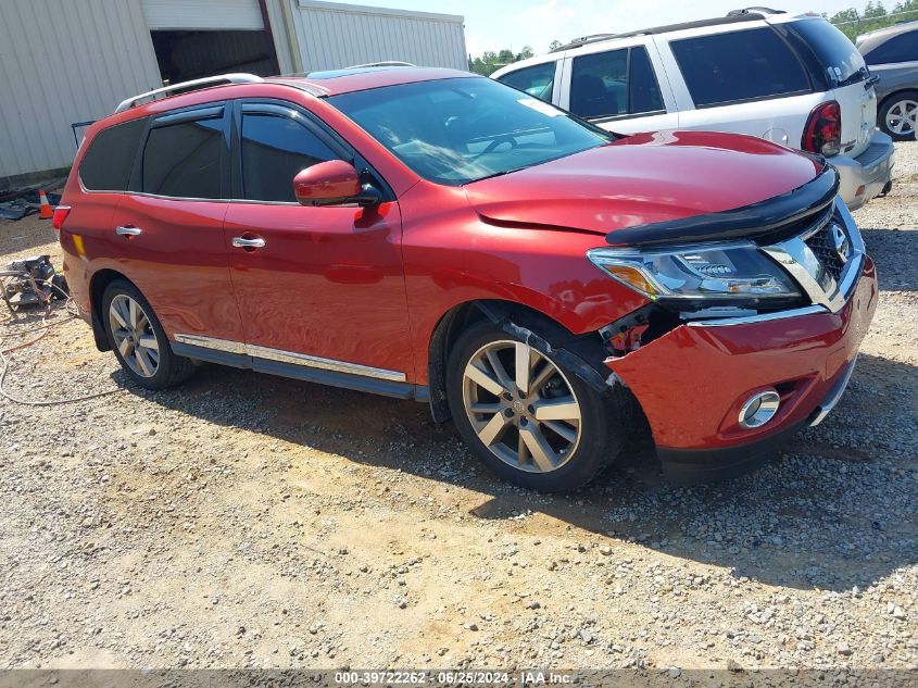 2015 Nissan Pathfinder Platinum VIN: 5N1AR2MN5FC617909 Lot: 39722262