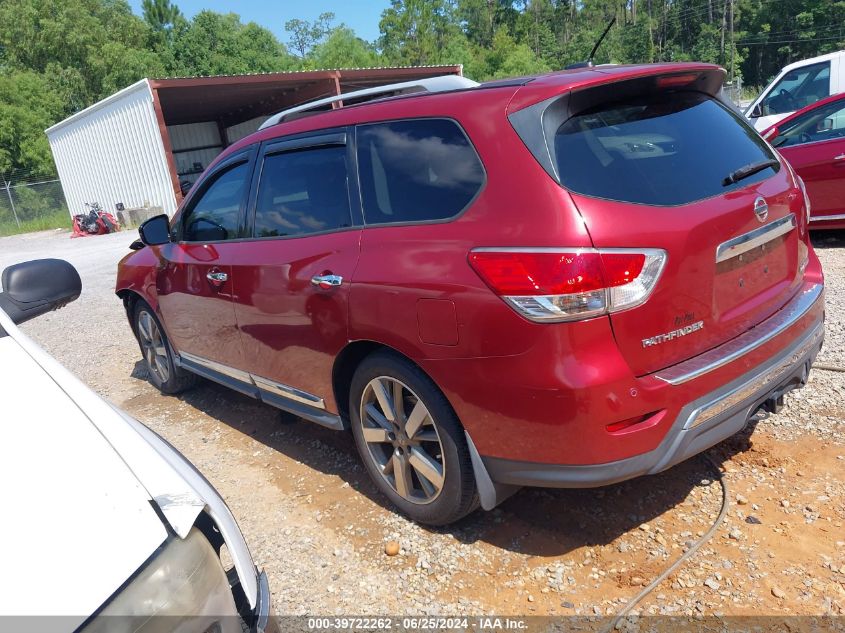 2015 Nissan Pathfinder Platinum VIN: 5N1AR2MN5FC617909 Lot: 39722262