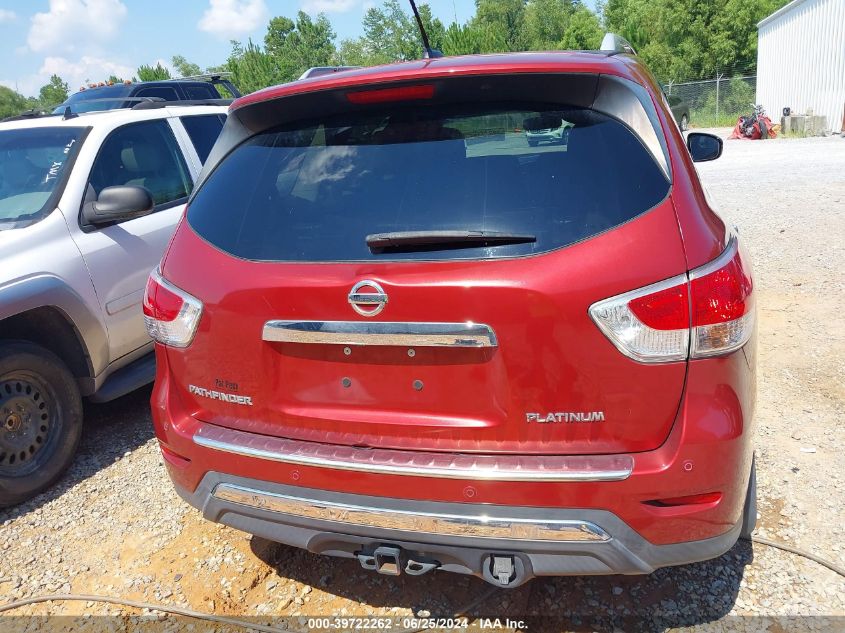 2015 Nissan Pathfinder Platinum VIN: 5N1AR2MN5FC617909 Lot: 39722262