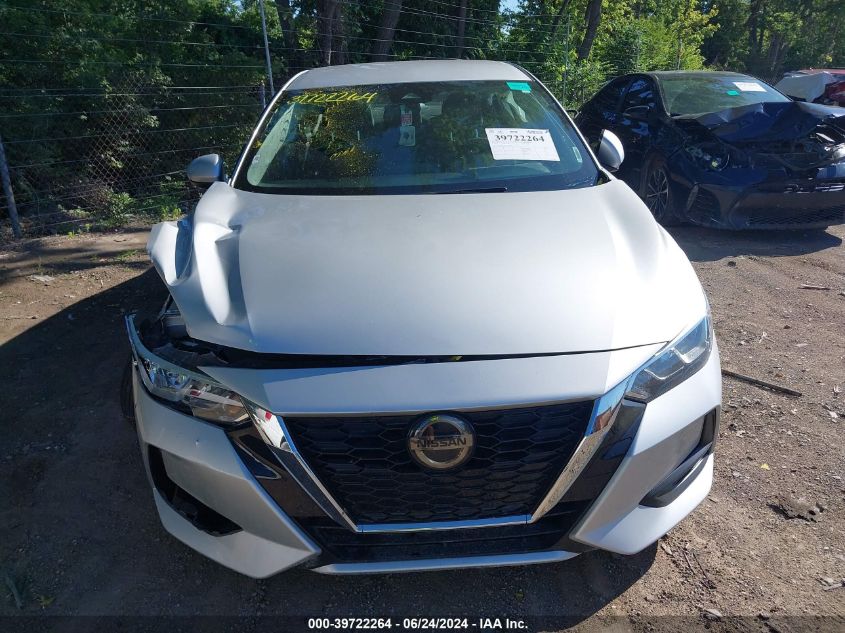 2021 Nissan Sentra S Xtronic Cvt VIN: 3N1AB8BV8MY301698 Lot: 39722264