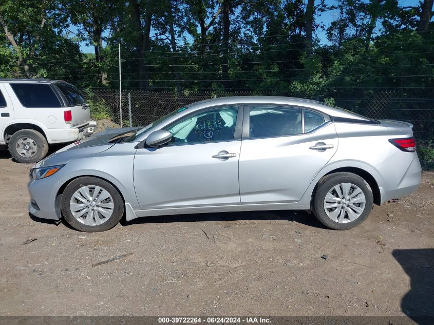 2021 Nissan Sentra S Xtronic Cvt VIN: 3N1AB8BV8MY301698 Lot: 39722264