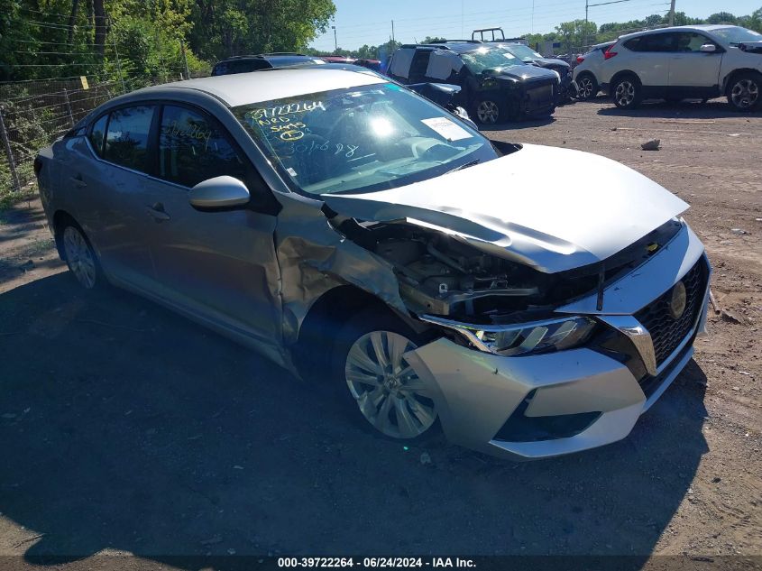 2021 Nissan Sentra S Xtronic Cvt VIN: 3N1AB8BV8MY301698 Lot: 39722264