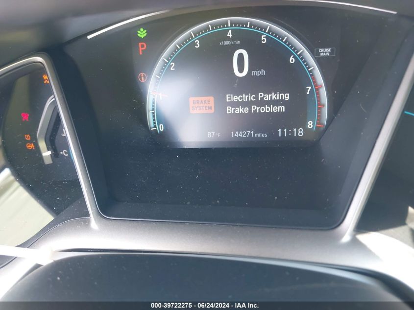 2018 Honda Civic Ex VIN: 19XFC2F77JE024600 Lot: 39722275