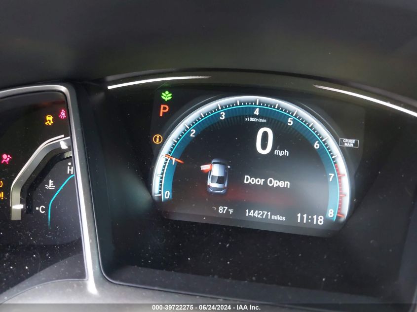 2018 Honda Civic Ex VIN: 19XFC2F77JE024600 Lot: 39722275