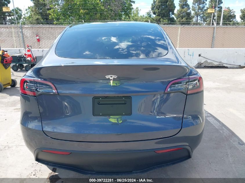 2023 Tesla Model Y Awd/Long Range Dual Motor All-Wheel Drive VIN: 7SAYGDEE0PF883073 Lot: 39722281