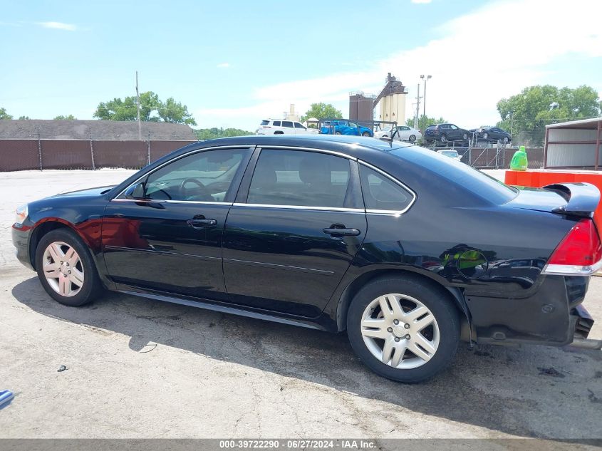 2013 Chevrolet Impala Lt VIN: 2G1WB5E34D1163273 Lot: 39722290