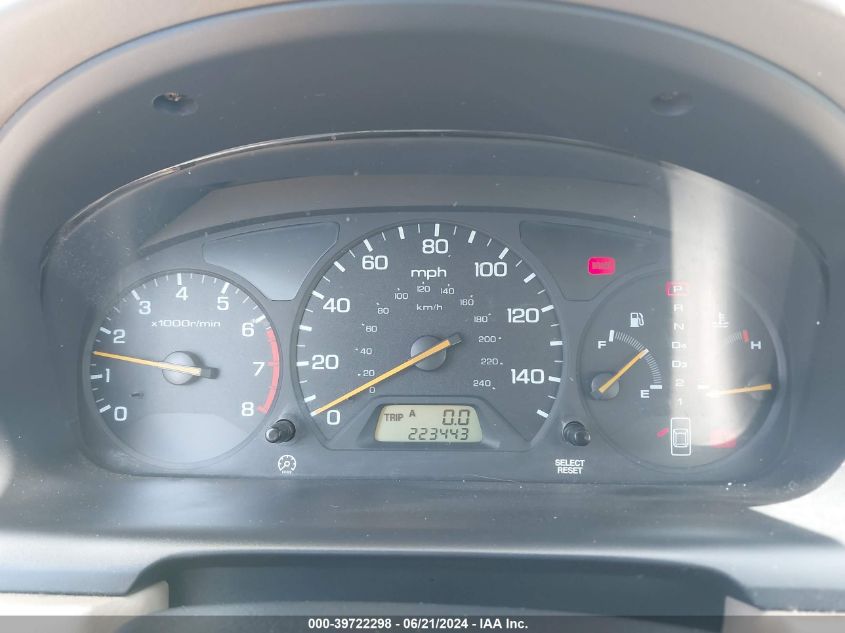 1999 Honda Accord Ex V6 VIN: 1HGCG2254XA015216 Lot: 39722298