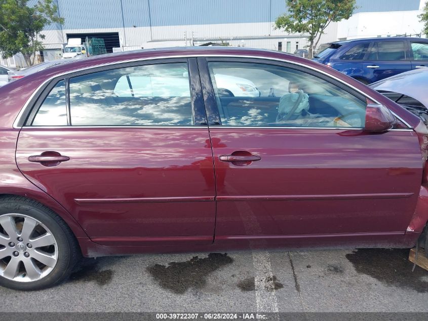 2006 Toyota Avalon Xl/Xls/Touring/Limited VIN: 4T1BK36B76U165151 Lot: 39722307