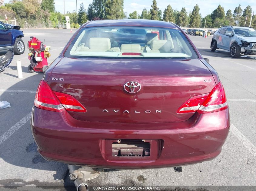 2006 Toyota Avalon Xl/Xls/Touring/Limited VIN: 4T1BK36B76U165151 Lot: 39722307