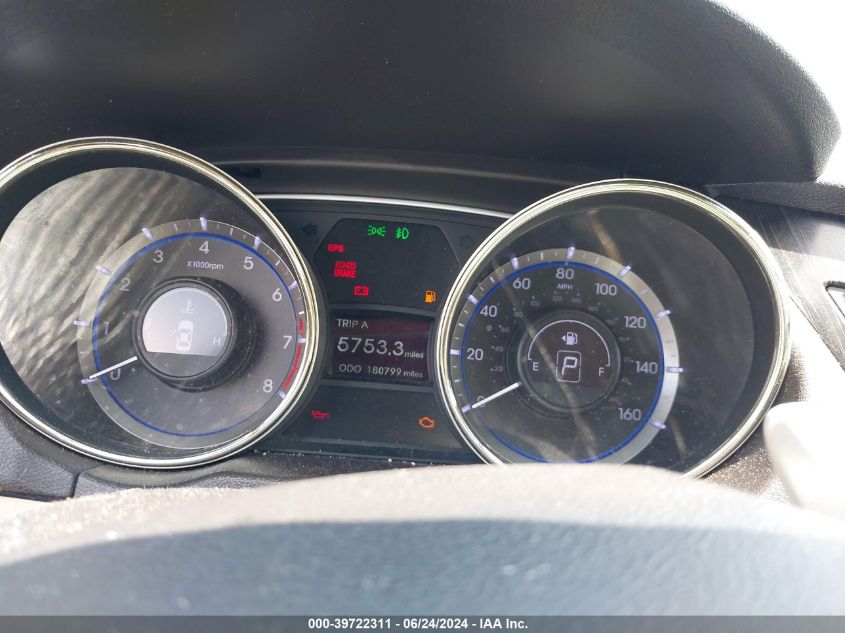 2013 Hyundai Sonata Limited 2.0T VIN: 5NPEC4AB7DH656323 Lot: 39722311