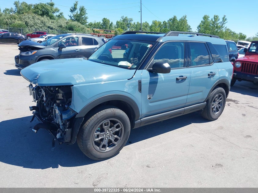 2023 Ford Bronco Sport Big Bend VIN: 3FMCR9B66PRD67015 Lot: 39722325