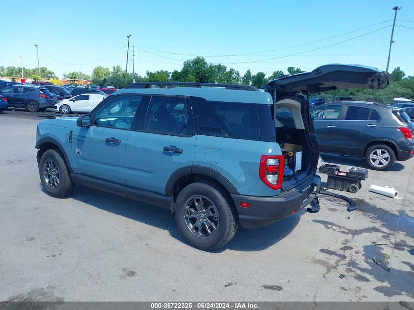 2023 Ford Bronco Sport Big Bend VIN: 3FMCR9B66PRD67015 Lot: 39722325