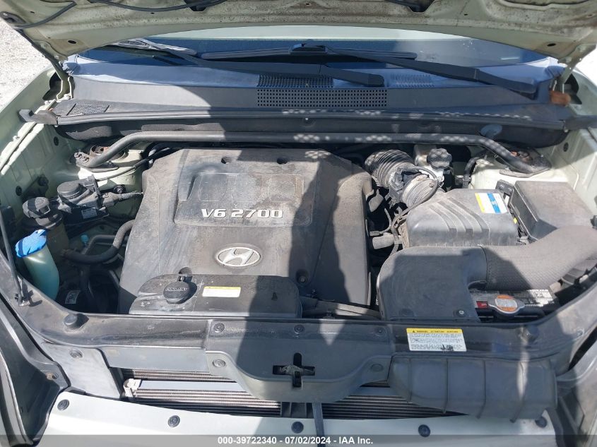 2007 Hyundai Tucson Se/Limited VIN: KM8JN12DX7U669273 Lot: 39722340