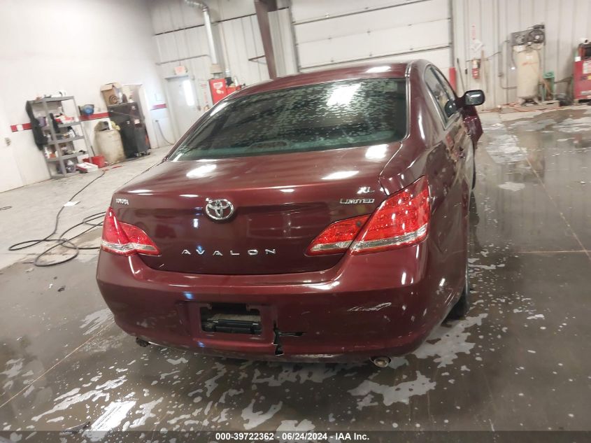 2006 Toyota Avalon Limited VIN: 4T1BK36B76U087700 Lot: 39722362