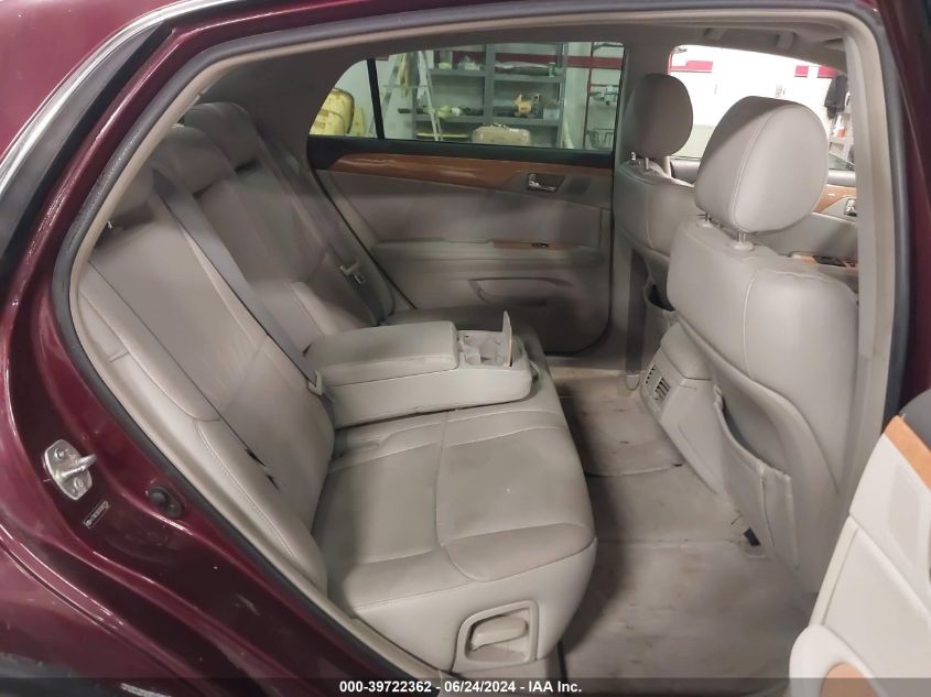 2006 Toyota Avalon Limited VIN: 4T1BK36B76U087700 Lot: 39722362