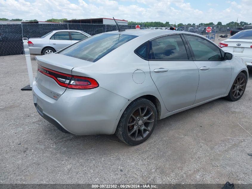 2013 Dodge Dart Rallye VIN: 1C3CDFBH5DD156500 Lot: 39722382
