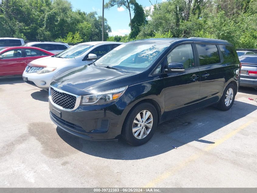 2016 Kia Sedona Lx VIN: KNDMB5C11G6133807 Lot: 39722383