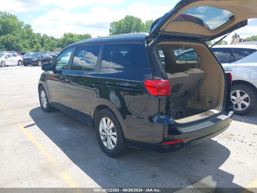 2016 Kia Sedona Lx VIN: KNDMB5C11G6133807 Lot: 39722383