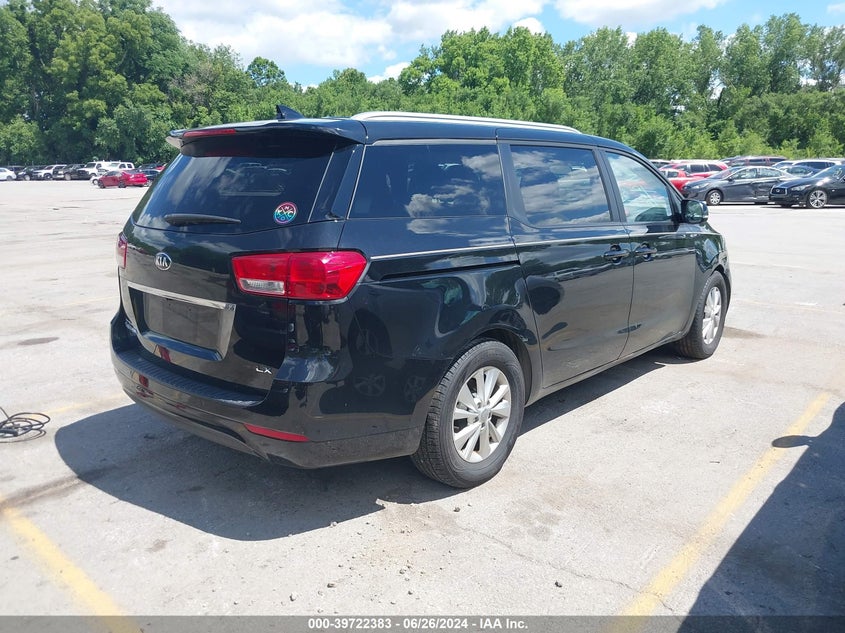 2016 Kia Sedona Lx VIN: KNDMB5C11G6133807 Lot: 39722383