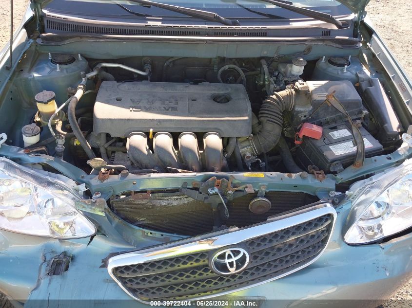 2005 Toyota Corolla Ce/Le/S VIN: 2T1BR32E55C447154 Lot: 39722404