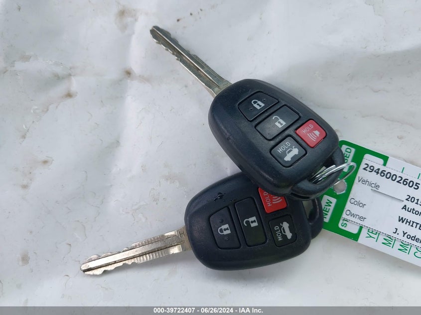 2015 Toyota Camry Le/Xle/Se/Xse VIN: 4T1BF1FK5FU484248 Lot: 39722407