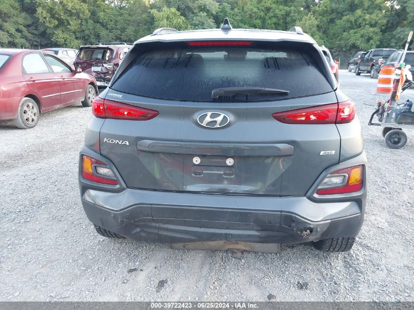 2020 Hyundai Kona Sel Plus VIN: KM8K6CAA7LU529809 Lot: 39722423