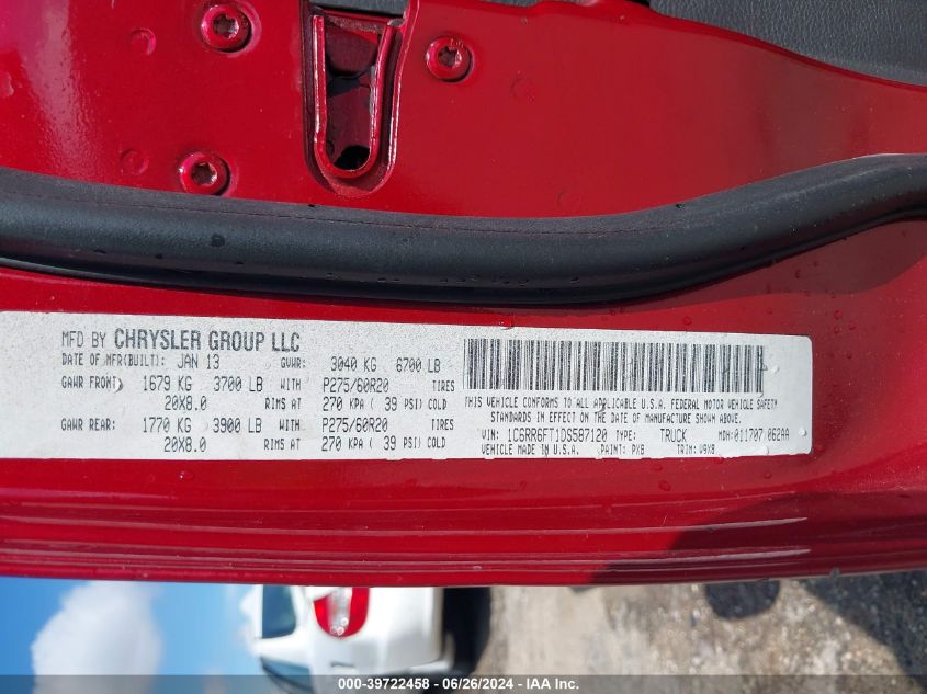 2010 Dodge Ram 1500 St VIN: 1D7RB1GK5AS178402 Lot: 39722458