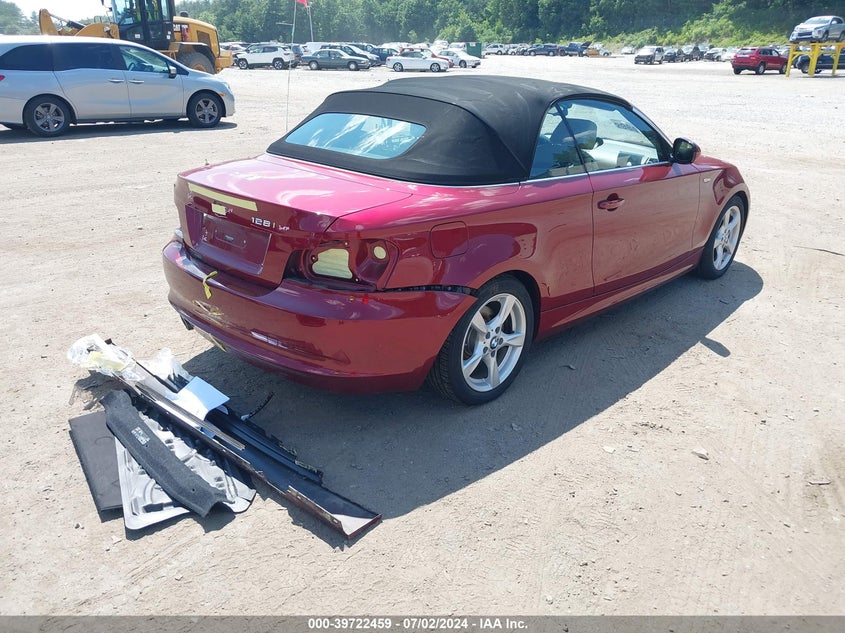 2012 BMW 128I VIN: WBAUN1C59CVH84072 Lot: 39722459
