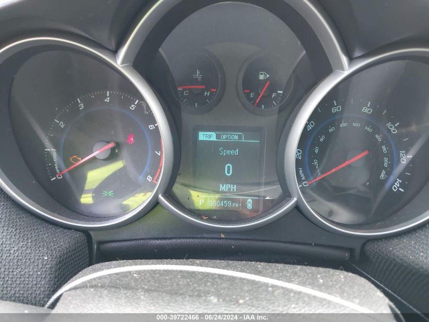 2013 Chevrolet Cruze 1Lt Auto VIN: 1G1PC5SB6D7230729 Lot: 39722466