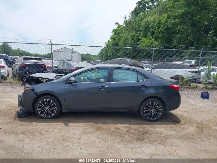 2015 Toyota Corolla S Plus VIN: 2T1BURHE5FC248132 Lot: 39722475