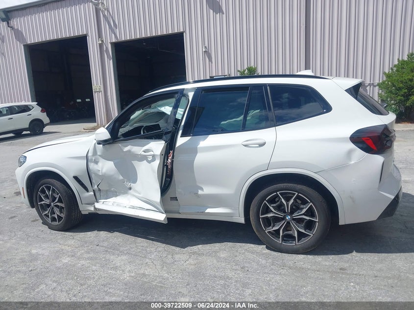 2024 BMW X3 xDrive30I VIN: 5UX53DP07R9U71225 Lot: 39722509