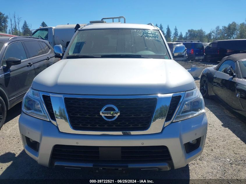 2020 Nissan Armada Sl 4Wd VIN: JN8AY2NC7LX516660 Lot: 39722521