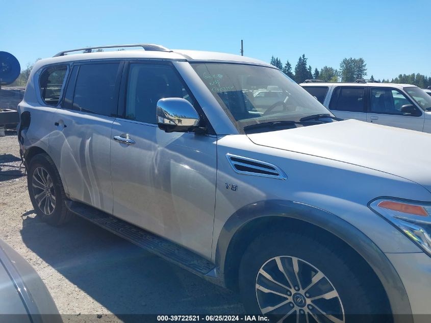 2020 Nissan Armada Sl 4Wd VIN: JN8AY2NC7LX516660 Lot: 39722521