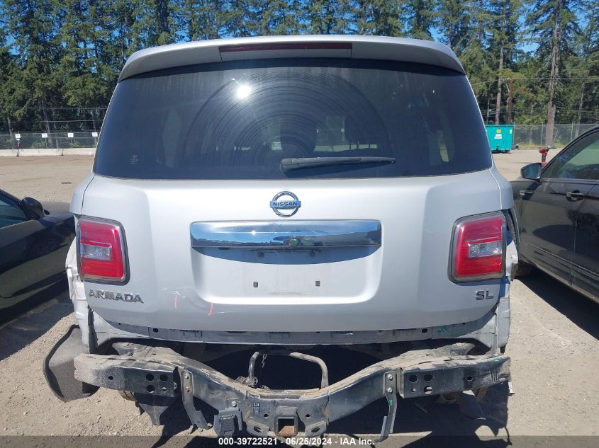 2020 Nissan Armada Sl 4Wd VIN: JN8AY2NC7LX516660 Lot: 39722521