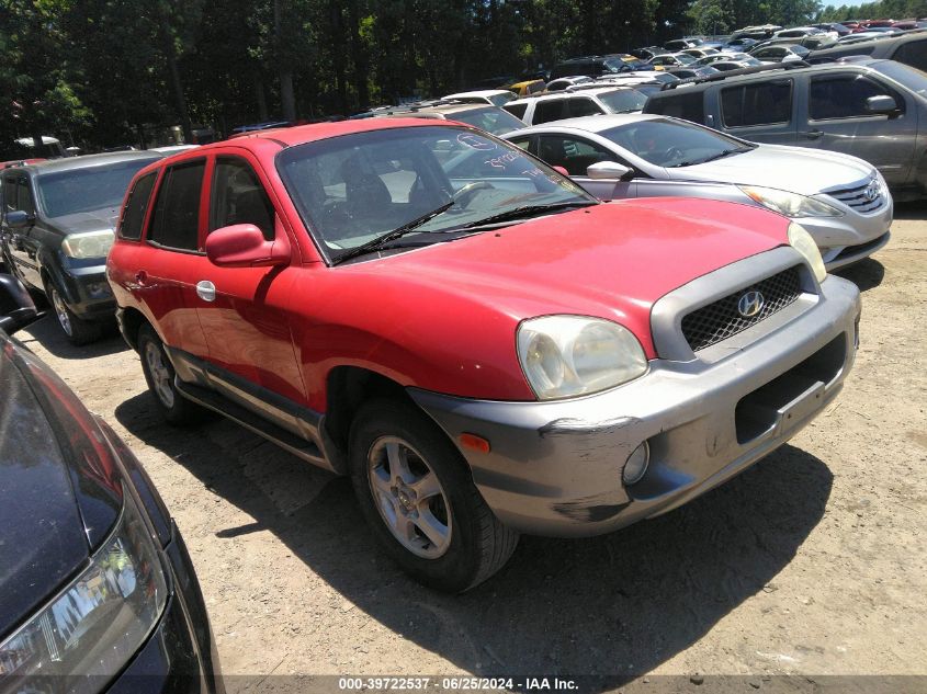 2003 Hyundai Santa Fe Gls/Lx VIN: KM8SC13D03U541952 Lot: 39722537