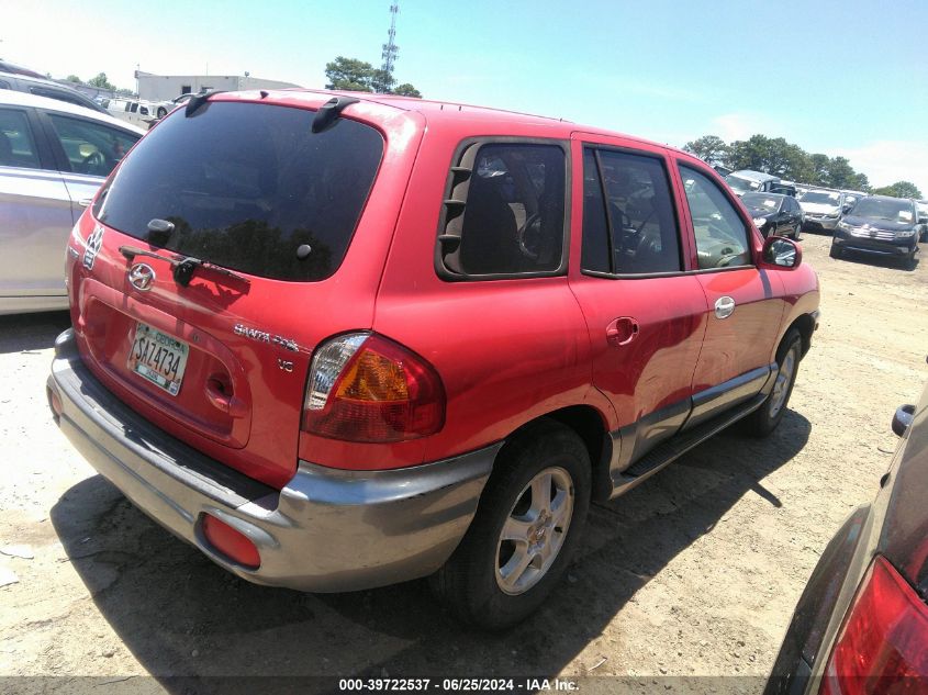 2003 Hyundai Santa Fe Gls/Lx VIN: KM8SC13D03U541952 Lot: 39722537