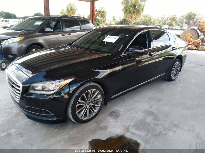 2015 Hyundai Genesis 3.8L VIN: KMHGN4JE6FU082752 Lot: 39722540