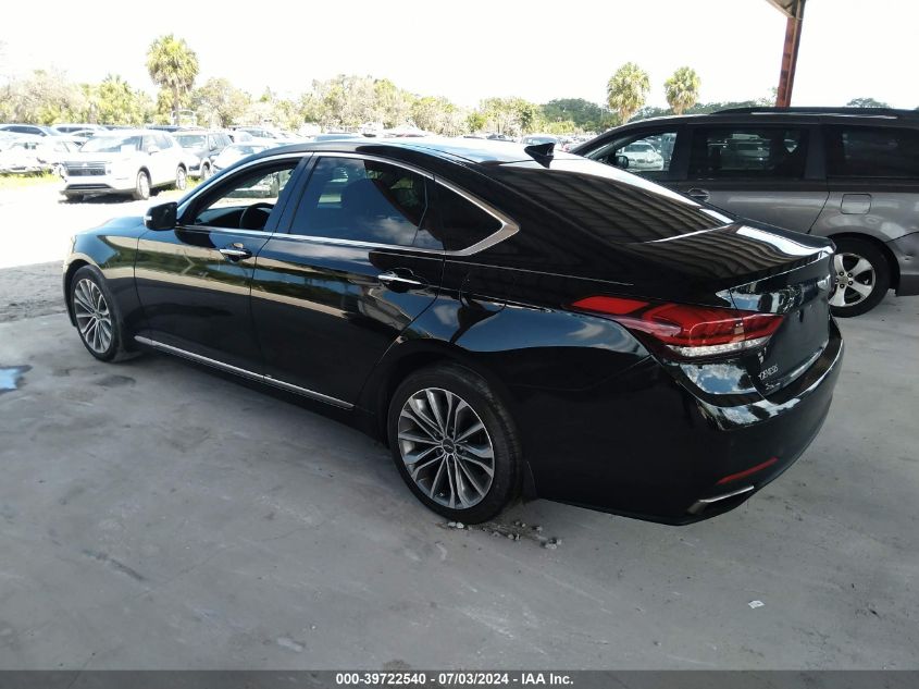 2015 Hyundai Genesis 3.8L VIN: KMHGN4JE6FU082752 Lot: 39722540